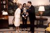 Встреча с президентом США Рональдом Рейганом и первой леди Нэнси Рейган. 1984 год.