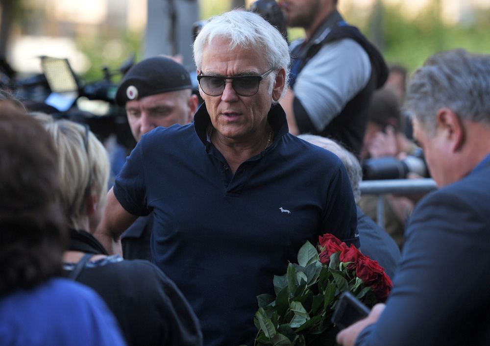Певец и бизнесмен Александр Маршал перед церемонией прощания с народным артистом СССР, певцом, депутатом Государственной Думы РФ Иосифом Кобзоном.