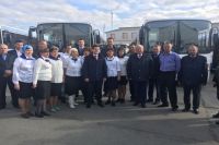 В Новом Уренгое городские маршруты пополнили семь новых автобусов