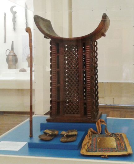 Дагомейский трон (Африка), конец XVIII - начало XIX века.