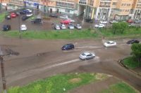 Погода в Красноярске испортилась.