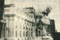 Бомбардировка президентского дворца «Ла Монеда» во время военного переворота в Чили.