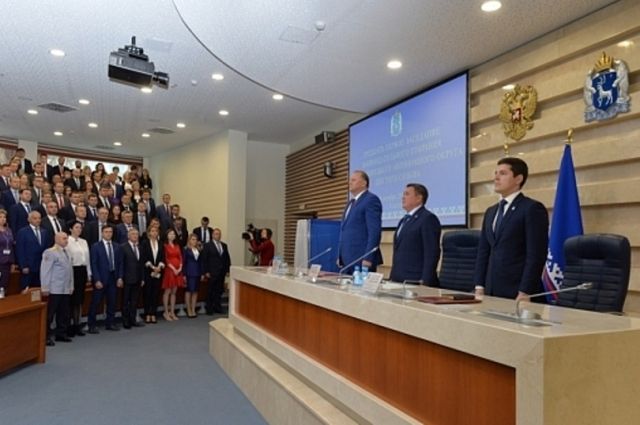Александр Моор выступил на церемонии инаугурации губернатора Ямала