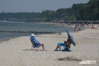 Пляж в Пионерском планируют увеличить на 10-20 метров.