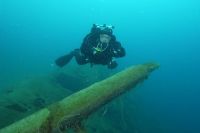 Тюменцы обнаружили в Черном море затонувший старинный корабль
