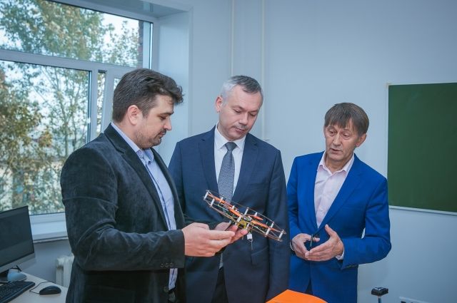 Андрей Травников посетил Сибирский государственный университет геосистем и технологий 