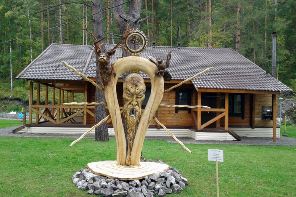 Фестиваль деревянных скульптур в парк-отеле «Подгорица».