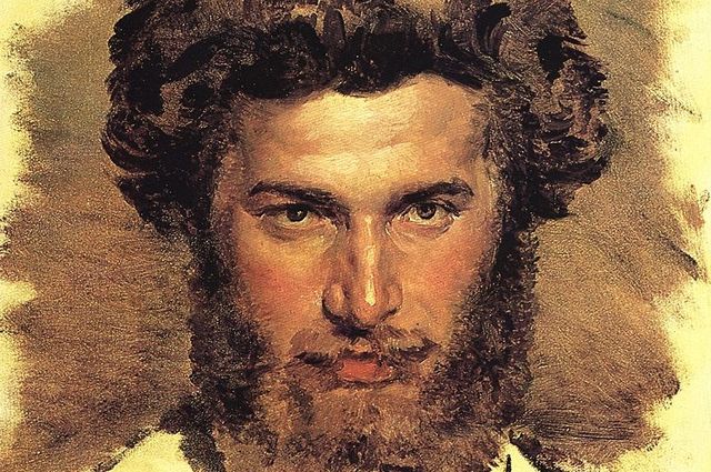 Архип Куинджи. Портрет работы В. М. Васнецова, 1869 г.
