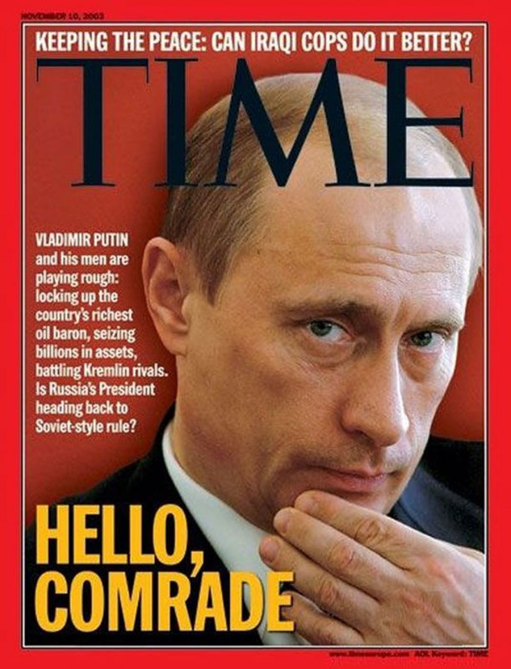 Time, ноябрь 2003 года.
