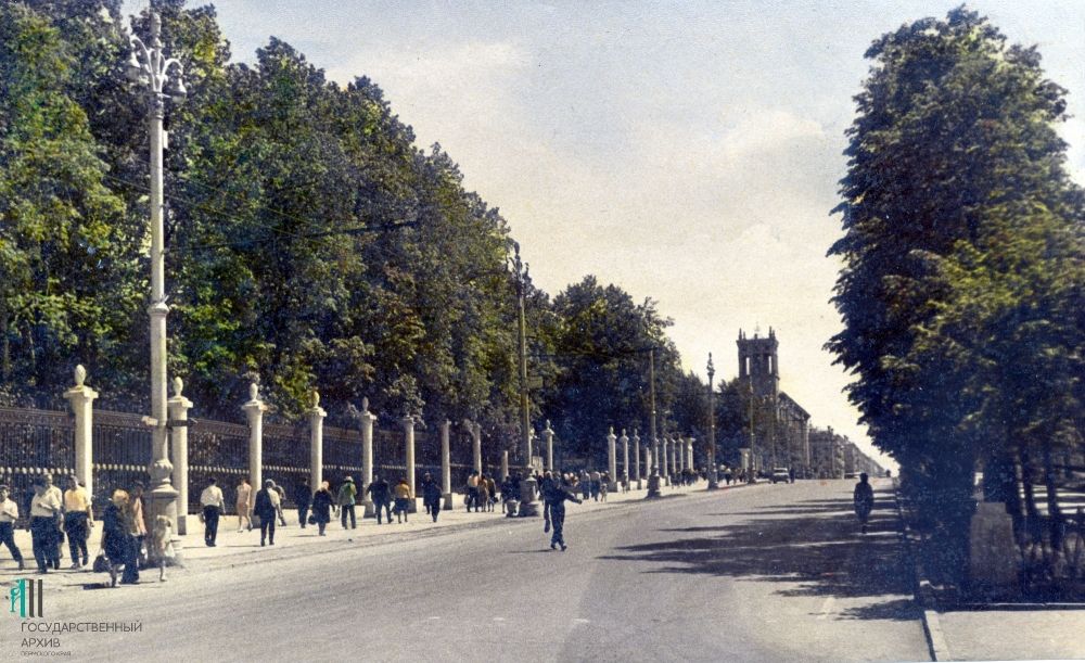 Часть Комсомольского проспекта, 1960 год.