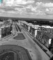 Комсомольский проспект с высоты здания областного МВД, 1960-е годы.