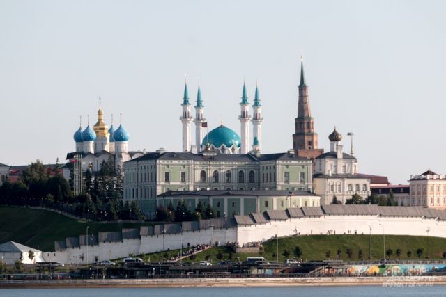 Башня Сююмбике - архитектурная доминанта Казанского кремля. 