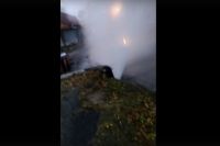 В Тюмени на ММС произошла авария: фонтан кипятка бьет из-под земли