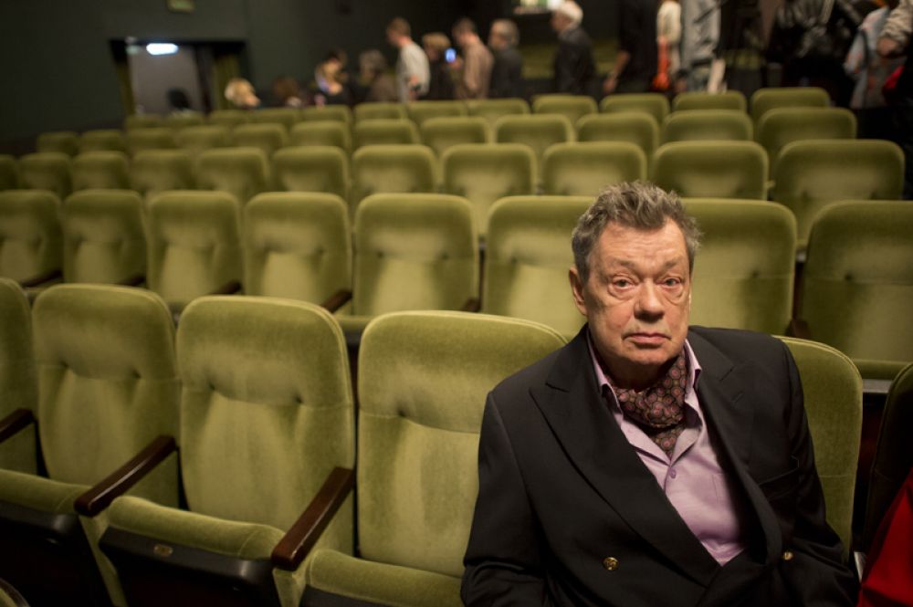 Актер Николай Караченцов во время сбора труппы театра «Ленком». 2012 год.