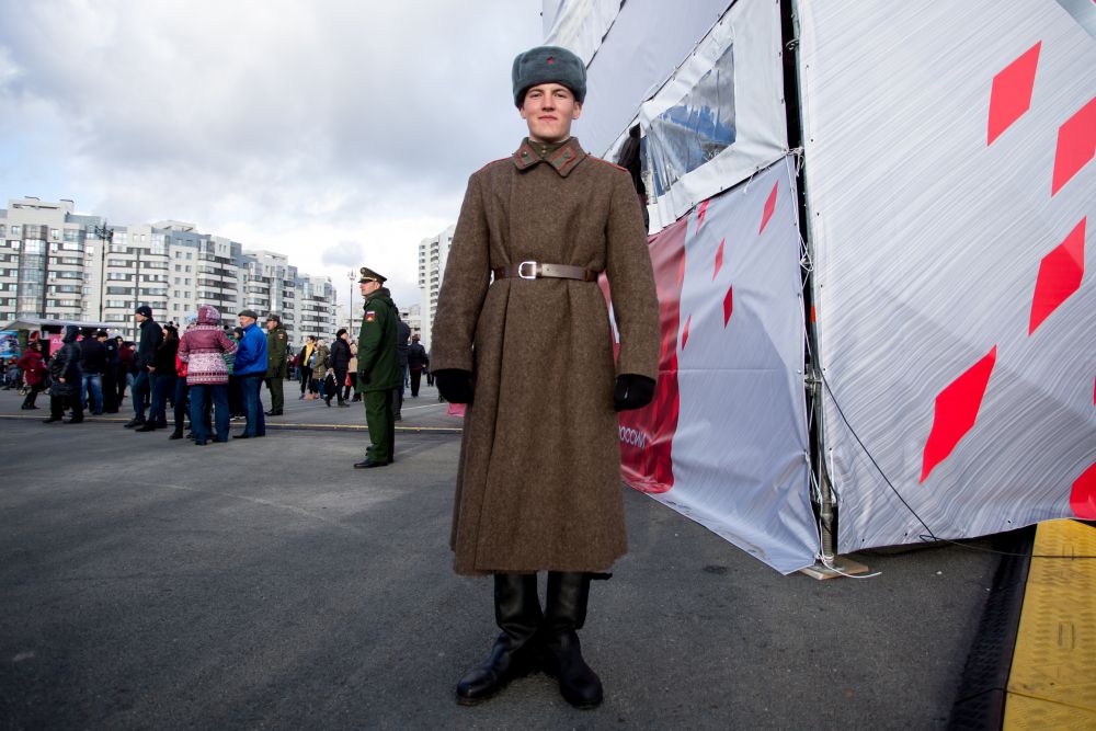 Современный российский солдат.