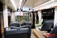 В салон нового трамвая может войти 155 пассажиров.