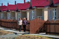 В таких новых, кмфортных домах живут труженники сельхозпредприятий Сахалина.