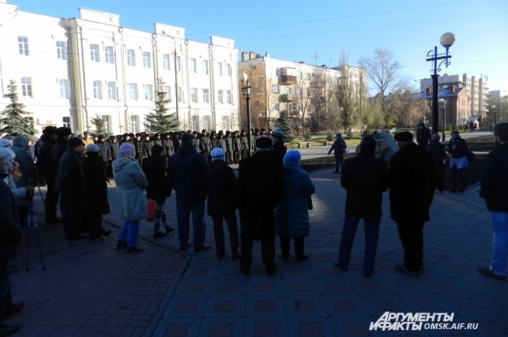 Митинг у мемориального камня «Жертвам сталинских репрессий»