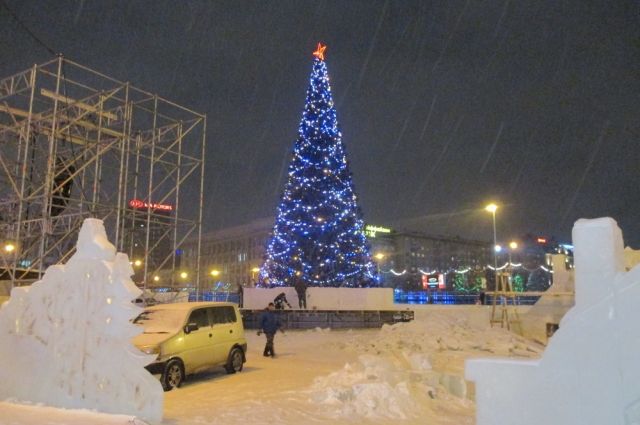 Городок на площади Ленина откроют 20-21 декабря.