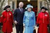 Принц Чарльз и бывший премьер-министр Великобритании Маргарет Тэтчер участвуют в открытии нового корпуса в королевской больнице «Челси» в Лондоне. 2009 год.