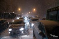 Первый снегопад парализовал Ростов