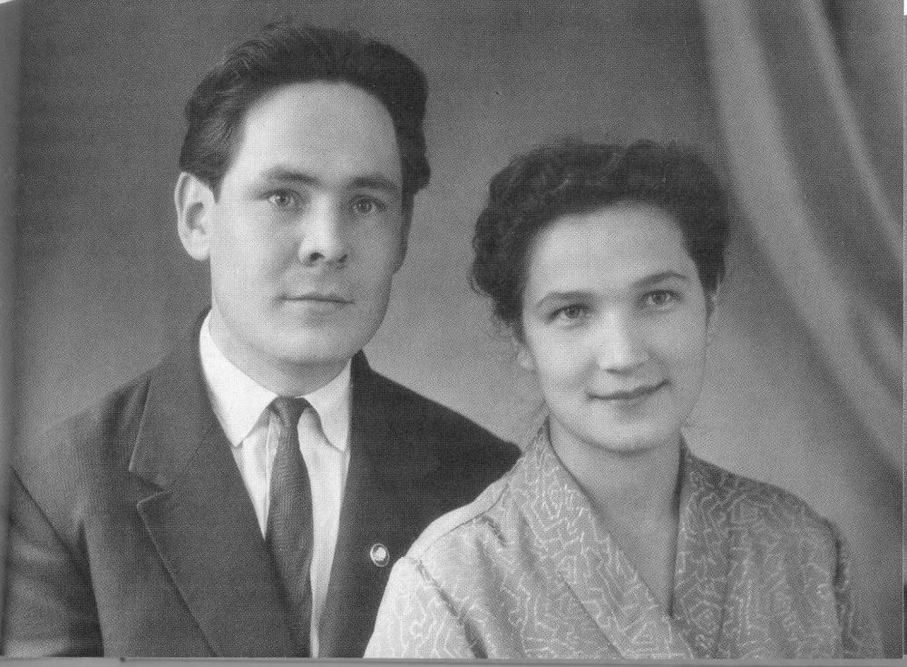 Сакина Шакировна и Минтимер Шарипович Шаймиевы в молодости.