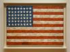 «Флаг» американского художника Джаспера Джонса является одной из самых известных его работ. По легенде он нарисовал ее после сна об американском флаге. Картина была продана в 2014 году на торгах Christie's за 36 млн долларов.