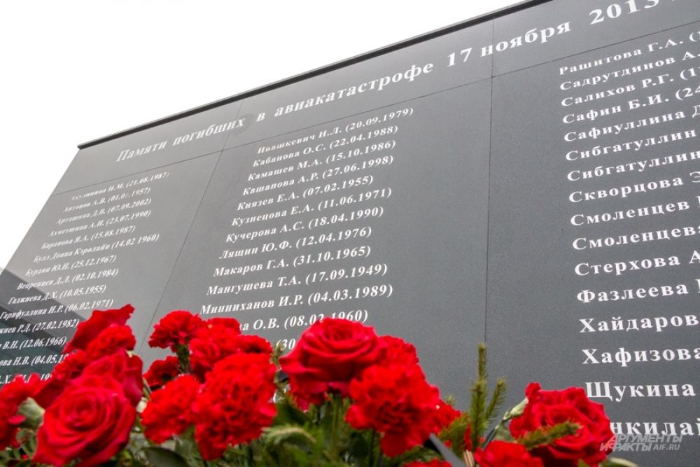 Всех жертв перечислили поименно. В списке - глава УФСБ по Татарстану, сын президента Татарстана, известные врачи Казани. 