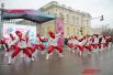 Торжественная церемония открытия иркутского этапа Эстафеты огня.
