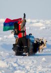 Федор Конюхов на Северном полюсе в рамках экспедиции Карелия – Северный Полюс – Гренландия.