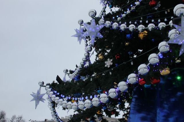 Открытие главной городской елки состоится 26 декабря. 