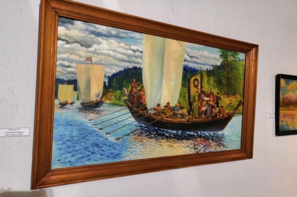 Выставка картин Леонида Шашкова с живой инсталляцией ненецкого быта «Приоткрывая завесу».
