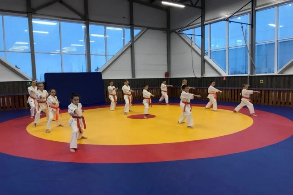Показательные выступления тазовских дзюдоистов «Спортивные рекорды во славу района».