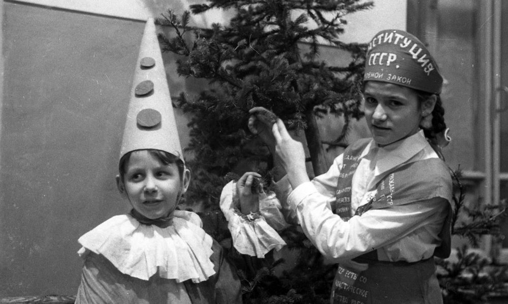 Новогодний вечер в хореографическом училище, декабрь 1950 г.