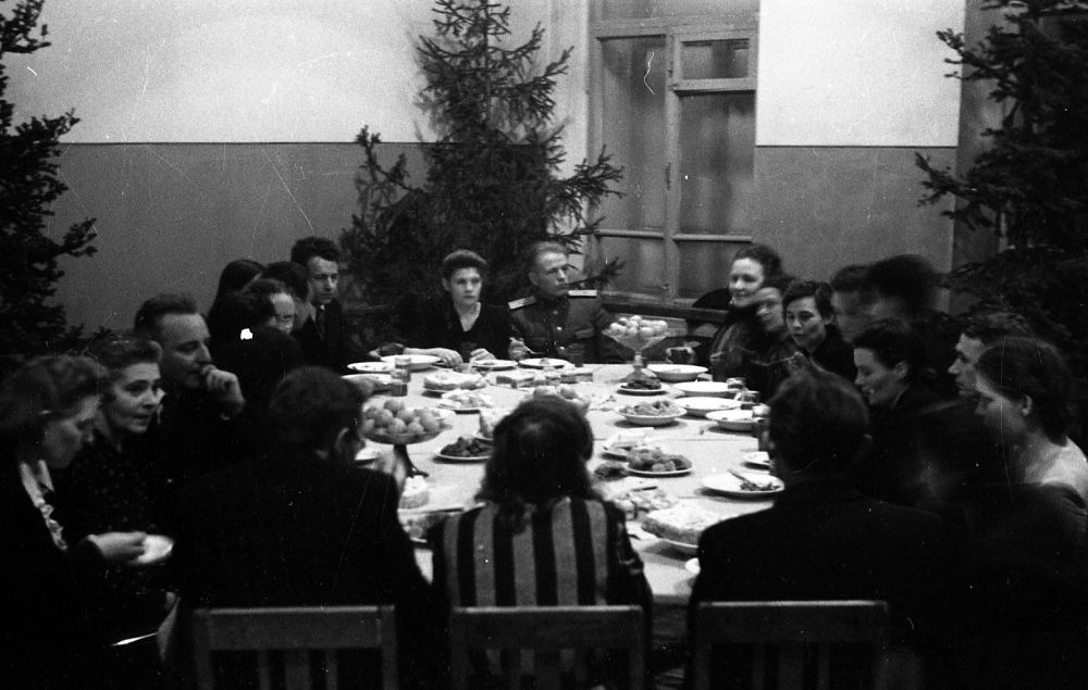 Новогодний вечер в хореографическом училище, декабрь 1950 г.