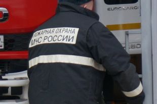 Огнеборцы тушили ночной пожар в Кудымкарском районе.