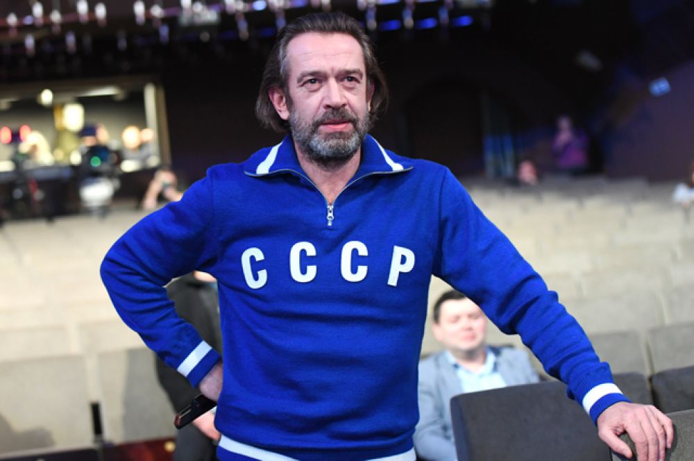 Художественный руководитель Московского театра-студии О. Табакова Владимир Машков во время праздника «Возвращение домой» в театре «Современник».