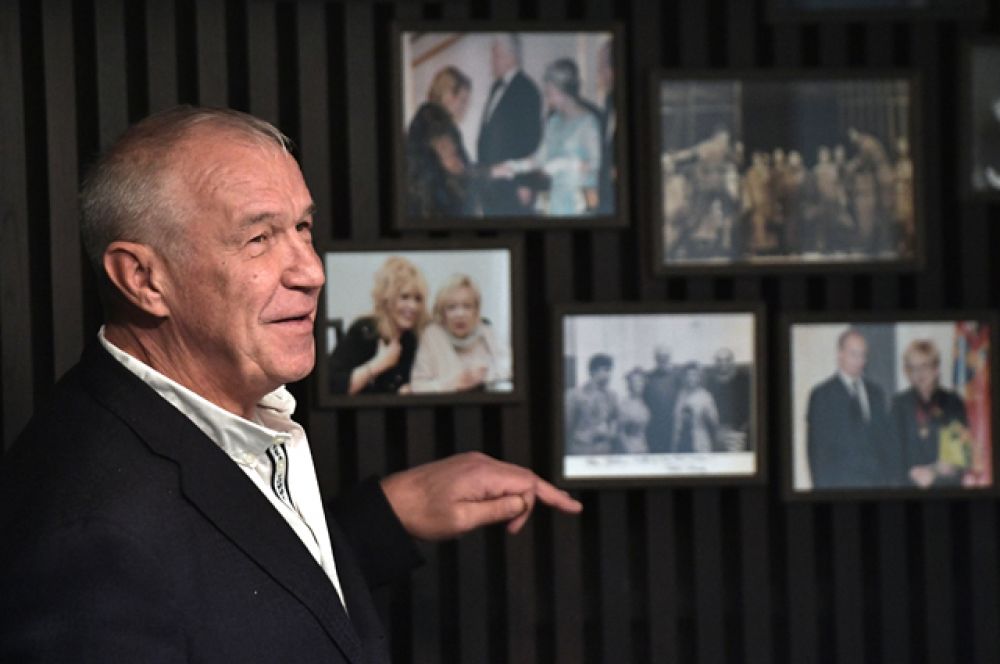 Актер Сергей Гармаш во время праздника «Возвращение домой» в театре «Современник». .