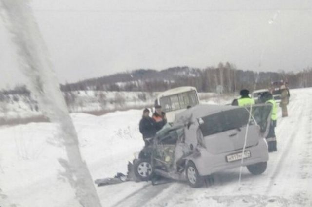 В крае произошла очередная авария с участием автобуса. 