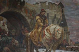 «Тайный выезд Ивана Грозного перед опричниной». Михаил Панин.