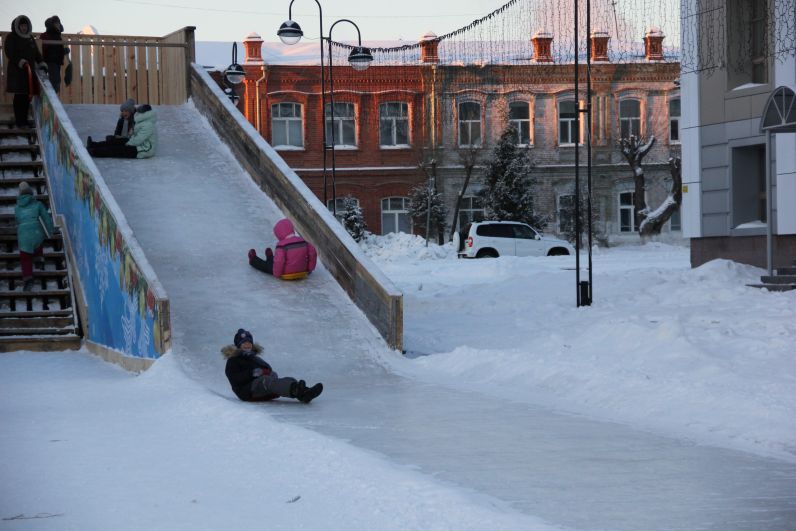 Ледовый городок в Ялуторовске.