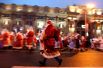 Шествие в канун Рождества в центре Минска, Белоруссия.