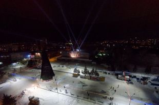 Площадь Сахарова в Барнауле