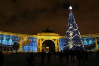 В новогоднюю ночь на Дворцовой площади пройдет главный в городе праздник.