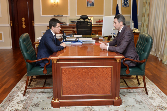 Губернатор Ямала провел рабочую встречу с Кириллом Албычевым