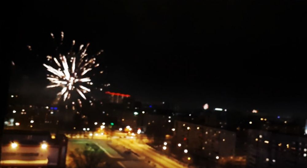 Салют. Новый год-2019 в Тюмени.