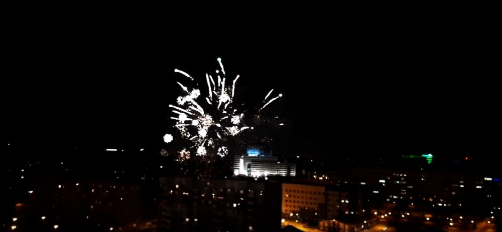 Салют. Новый год-2019 в Тюмени.
