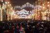 Новый год - 2019 на Невском проспекте в Санкт-Петербурге.