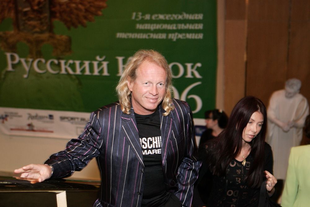 Крис Кельми на теннисной премии «Русский Кубок». 2006 г.