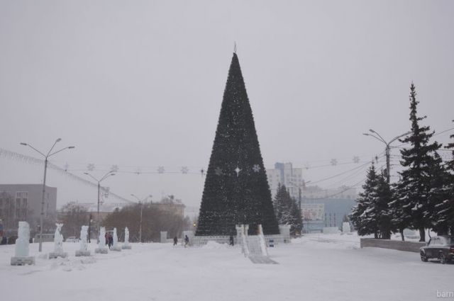 Площадь Сахарова в Барнауле